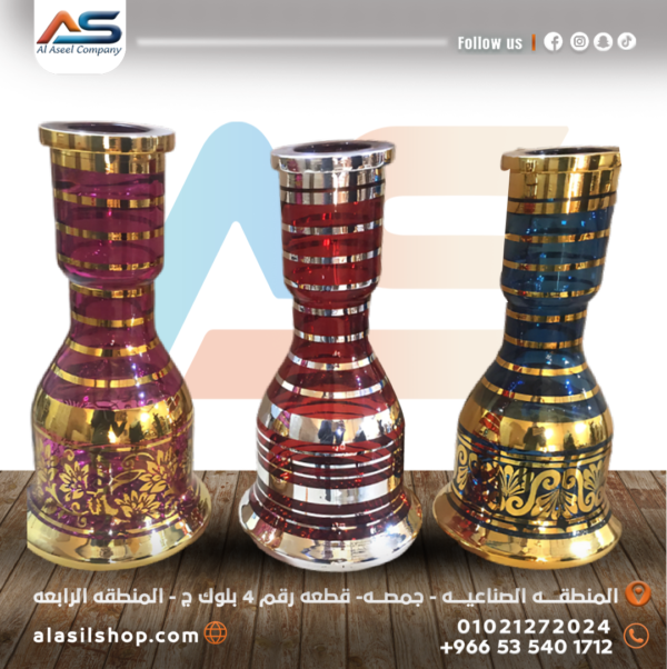قاعدة زجاج زخرفة فاخرة
